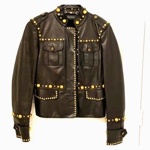 Gucci leather jacket